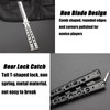 Tomuvpzn Butterfly Comb, 2 PCS Stainless Steel Folding Practice Hair