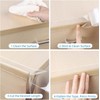Clear Edge Protector Strip, 1.18in x 16.4FT, Sharp Edge Wrap