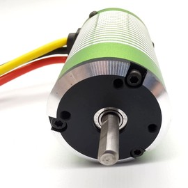 XTEAM 3665 4500KV Brushless Motor 2000W 164A 12V 4-Pole Design, Suitable for 1/8 1/10 1/12 RC Electric Racing Car, Buggy, RC Boat