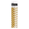 Paper Straws 10/Pkg-Midnight Black Decorative Dots