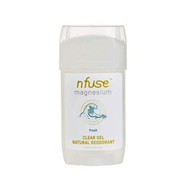 nfuse Desodorante en gel de magnesio natural - Cloruro de magnesio puro de grado USP - Libre de aluminio, parabenos y bicarbonato de sodio (fresco)   