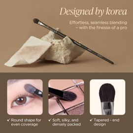 Piccasso Brush 224 Eyeshadow Brush – Precision Eyeshadow Brush with Soft Bristles for Blending and Application, Ideal for Eye Makeup Brushes and Women’s Daily Makeup, Genuine Korean Product