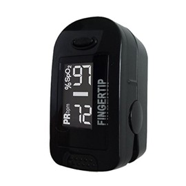 Concord Fingertip Pulse Oximeter with Reversible Display - Blood Oxygen Saturation Monitor with Carrying Case, Batteries and Lanyard - Easy to Use, Accurate SpO2 & Pulse Measurement (Emerald)