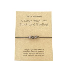 Rhodonite Wish Bracelet, Rhodonite Crystals, Rhodonite Anklet, Rhodonite Bracelet, Crystal Bracelet