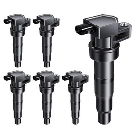 GPMMWPG Set of 6 Ignition Coil Pack UF546 Compatible with Hyundai Santa Fe Azera Sonata Genesis Veracruz 3.3L 3.5L 3.8L 2006-2019, Compatible with Kia Sorento Sedona Cadenza Amanti K900 V6