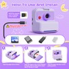 Kids Camera Instant Print, 48MP/2.5K UHD Kids Instant Print Camera,