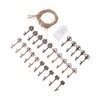 25pcs Bottle Opener Retro Metal Key Bottle Opener with Tag