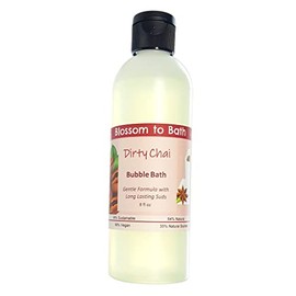 Dirty Chai Bubble Bath (8 Ounce) - Phthalate Free Fragrance - Makes A Fun Filled Tub with an Exotic Spicy Scent