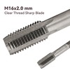 M16x2.0 Tap, M16 Metric Hand Thread Tap, HSS 6542 Right
