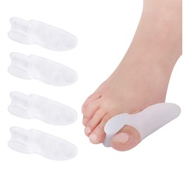 Kecartu 4 PCS Bunion Correctors for Women Men Big Toe, Clear