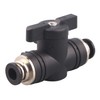 DERPIPE Pneumatic Valve, 1/4" x 1/4" Push to Connect Fitting,