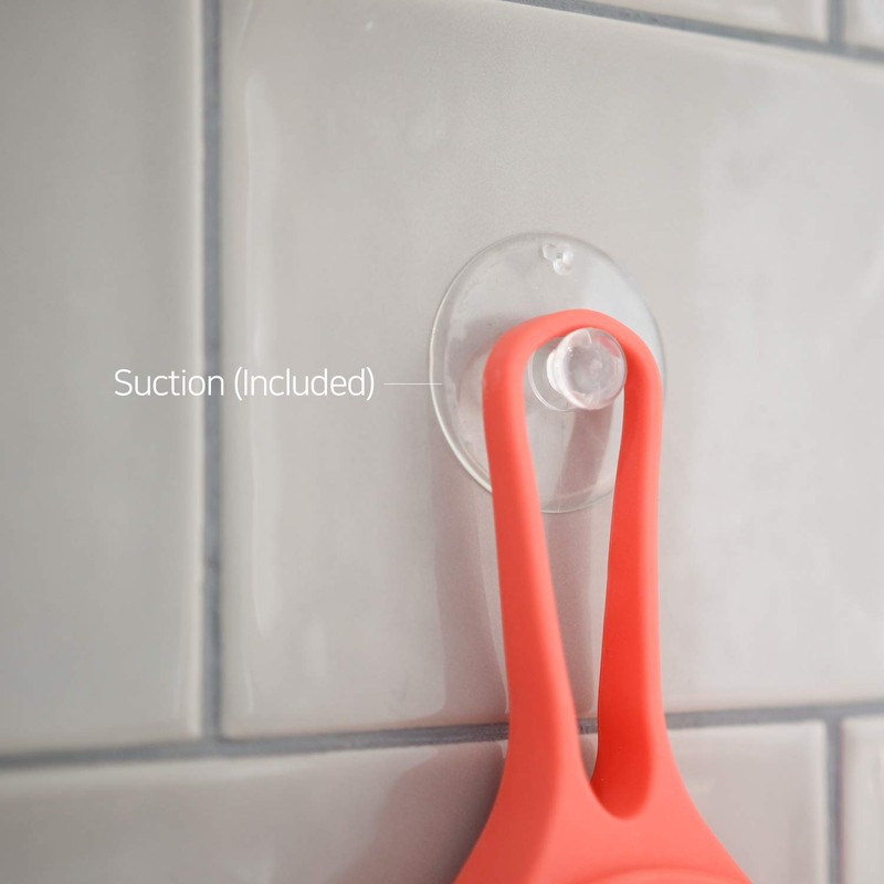 Mooas Loop Bathroom & Kitchen Clock, Waterproof Hanging Clock with