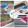 9 Pcs Crevice Cleaning Brush, Hand held Groove Gap Cleaning