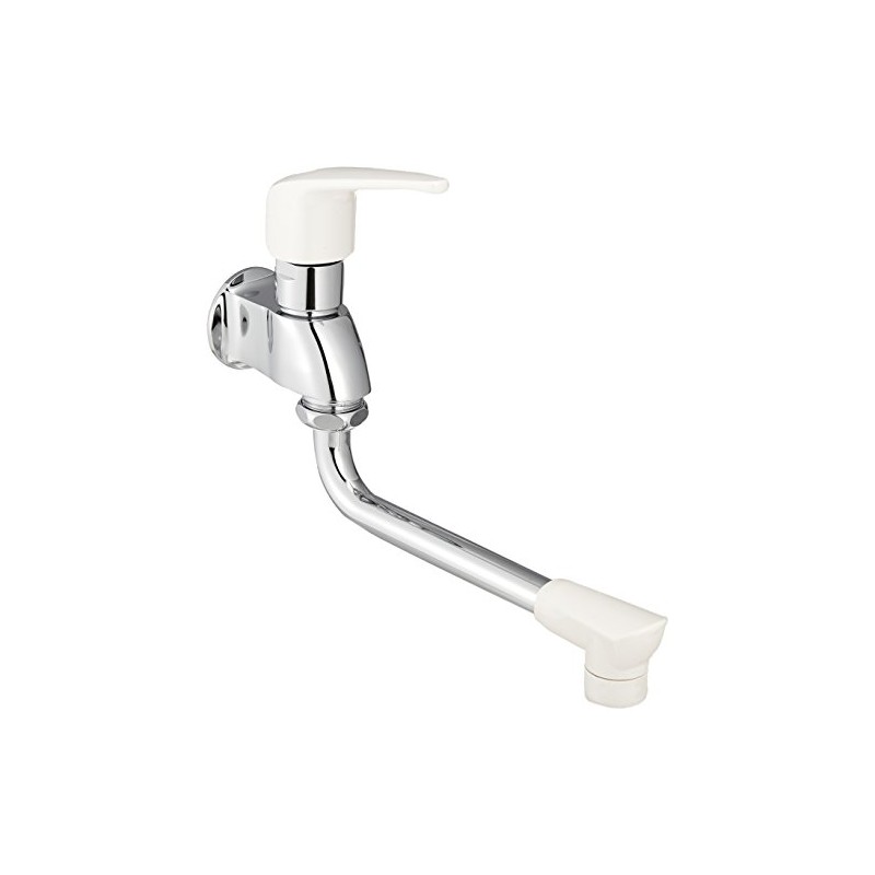 SANEI JA1071-13 Single Flexible Faucet, Lever Handle, Top and Bottom