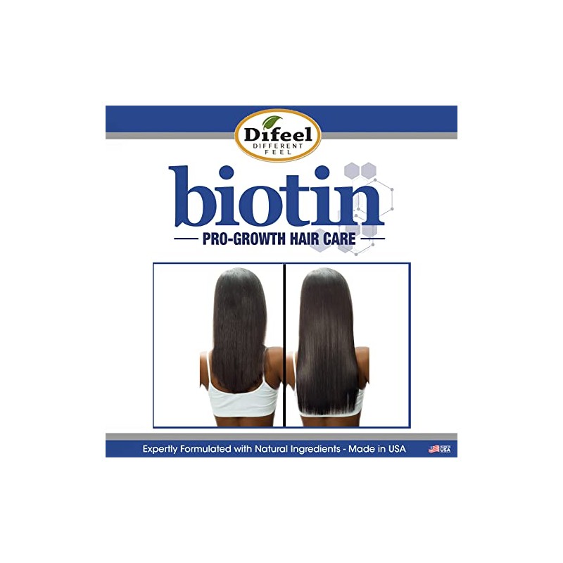 Difeel Champú De Biotina Pro-Growth 33.8 Oz - Para El
