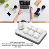 6 Key One Handed Mechanical Keyboard with Knob Wired Plug