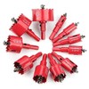 23 mm Bi-Metal Hole Saw Red, M50 HSS Hole Cutter