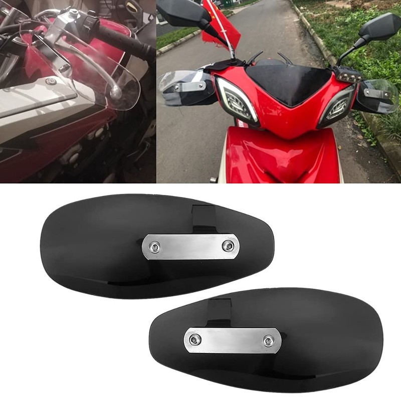 Motorcycle Handguard Hand Guards Wind Cold Protector Windshield rs 10mm/0.4in