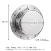 Remarks Japan Kitchen Timer, Silver Analog Stainless Steel Dial Cooking