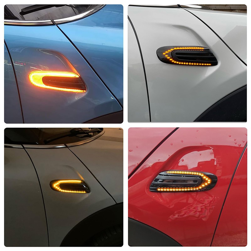 Xinctai Sequential Amber Led Fender Side Marker Light Turn Signal
