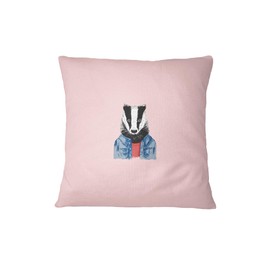 Bona Basics, Dekorative Kissenhülle, Heimdekoration, für Sofa, Cafeteria, Größe: 60x60 cm, Farbe:Hellrosa