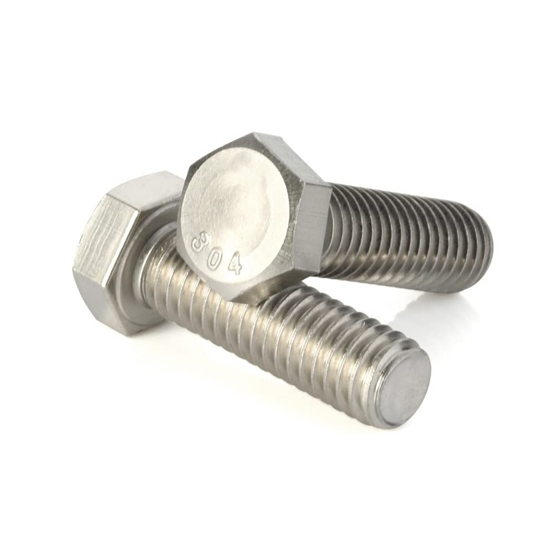 MewuDecor 1/4-20 x 3/4" Hex Head Cap Screws Hexagon Bolts,