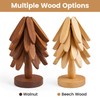 YUEXINKJWooden Trivets for Hot Dishes Tree Shape Set of 4