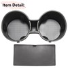 RLB-HILON Center Console Cup Holder Insert and Mat Compatible with