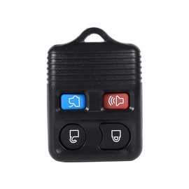 Car Remote Key Keyless Entry Remote Key 4 Buttons Remote Control Replacement Shell Keyless Entry Fob Case Pad Key Ring
