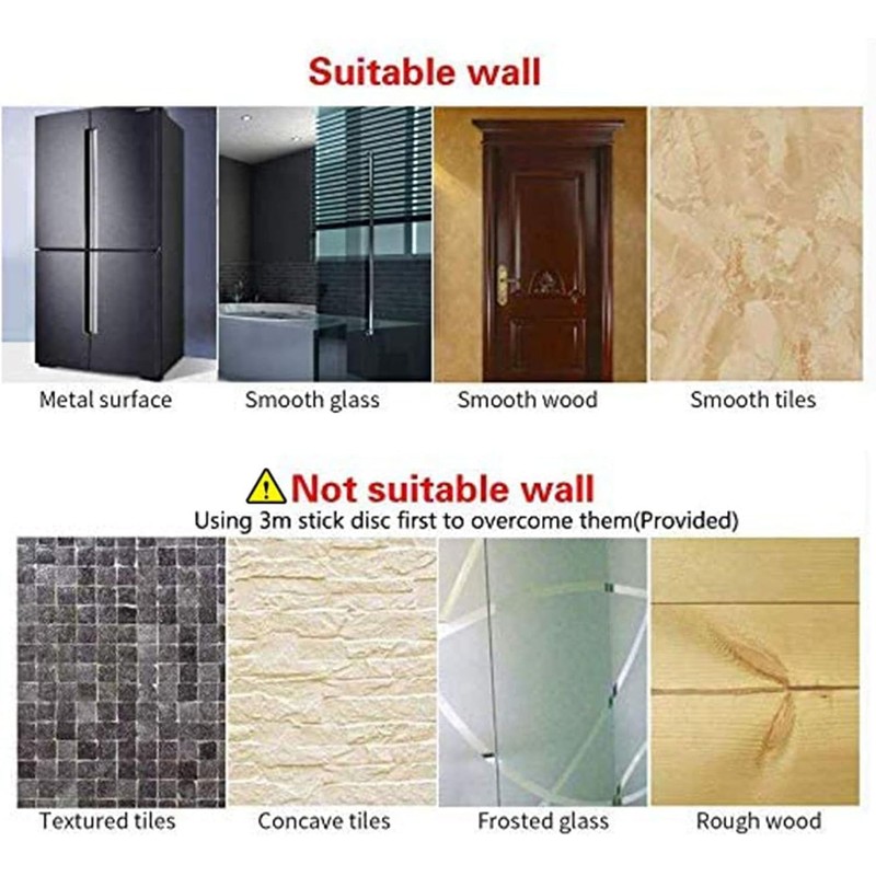 OUO Adjustable Shower Head Holder, Bathroom Suction Cup Handheld Shower