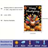 Happy Thanksgiving Turkey Garden Flag 12 x 18 inch Double