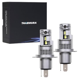 Takenous Takemura Trading 24v H4 LED Headlight Truck Bus 8,000lm Left and Right Set (White, H4)