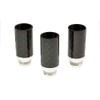 Armerah TCS12 510 Drip Tip eCig Mouthpiece Tall/Wide Carbon/Steel 3