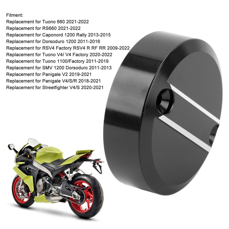 Front Brake Fluid Reservoir Cap Increases Lifespan CNC Aluminum Alloy