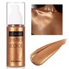 UCANBE Body Shimmer Oil 100ml, Moisturizing Body Glow Glitter Oil,
