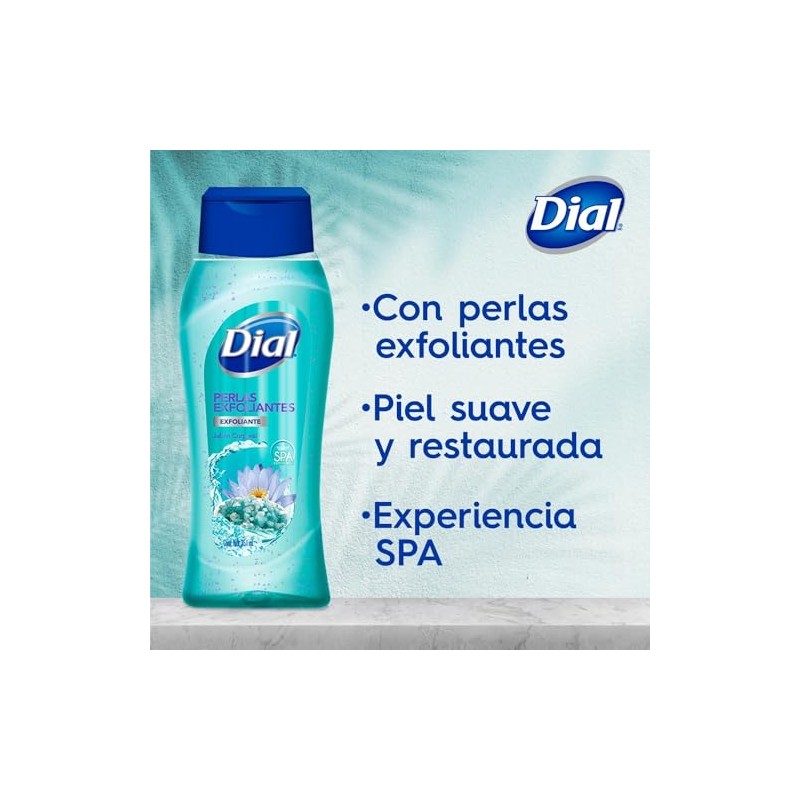 Dial Jabon Liquido Corporal Perlas Exfoliantes 354 mL