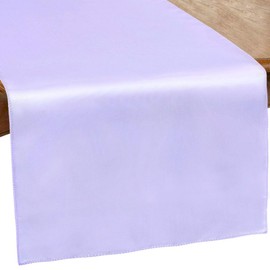 Luxurious Lavender Satin Table Runner (108" x 12") 1 Count - Elegant, One-of-a-Kind Dining Decor With Rich Color – Perfect For Any Special Events & Celebrations