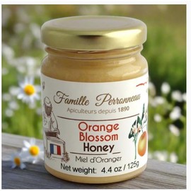 La Famille Perronneau, French Orange Blossom Honey (Miel d'Oranger), 4.4 oz, Imported