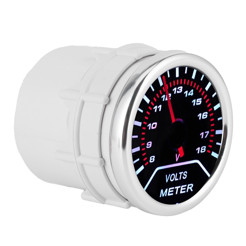 Universal Volts Meter Pointer Voltmeter Voltage Gauge 52mm Automobile Instrument