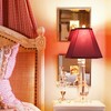 GO&SO Set of 2 Burgundy Bell Lamp Shades Fabric Lampshade,