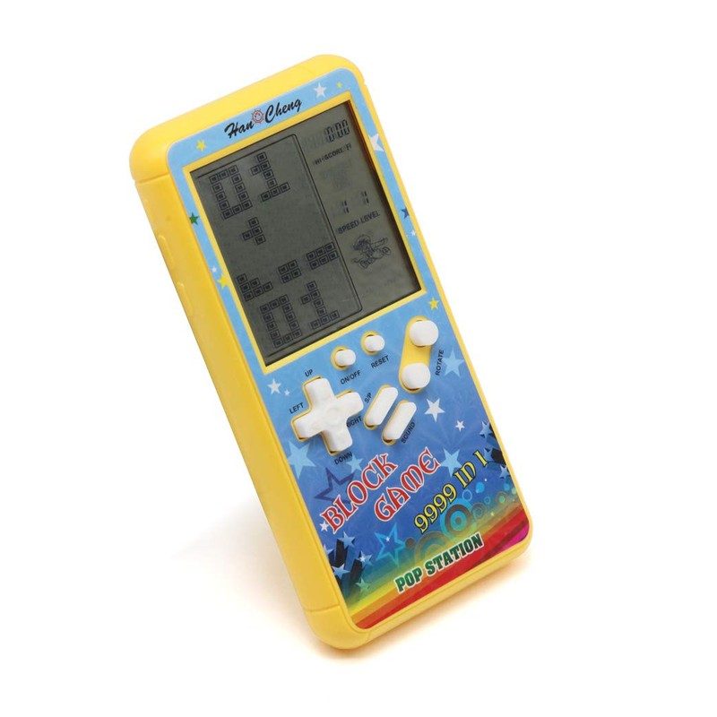 Retro Block Game Console Brick Game Console with Colour Tray