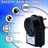 RV Surge Protector 30A Male to 30A Female Adapter 1050J