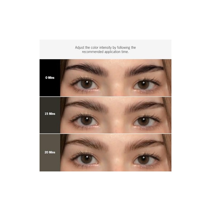 Entropy Makeup Brow Color Ash Brown, Long-Lasting Eyebrow Gel for