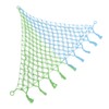 Triangular Toy Hammock Plush Toys Cotton Rope Woven Net Pocket