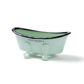 Green Mini Bathtub Soap Dish Caddy