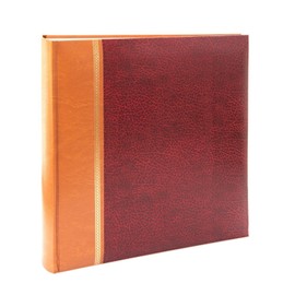 Kenro Grace Classic Photo Album for 200 Photos 6x4 / 10x15cm - Red Faux Leather Slip-In Pages & Memo Space. Premium Photo Album for All Occasions - KD101RD