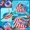 40 Inch Giant Inflatable Pool Floats Cool USA Flag Design