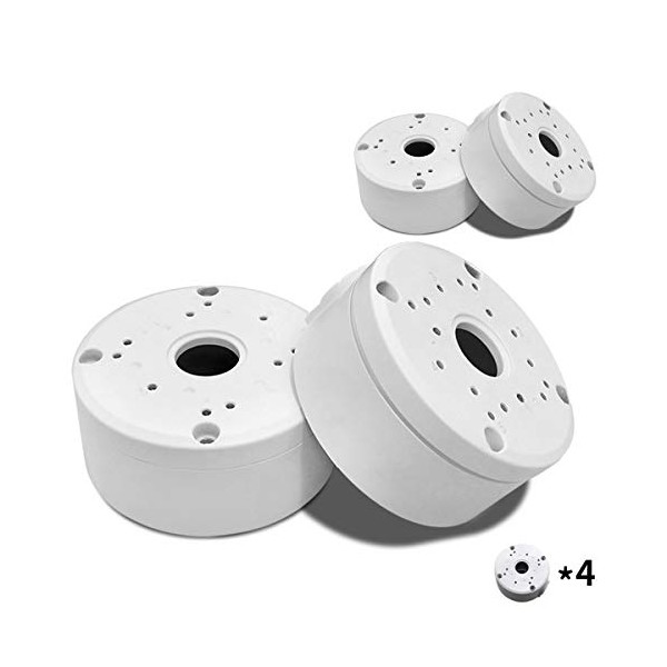 Universal Bullet Security Camera Junction Box Mount Bracket, Outdoor Use