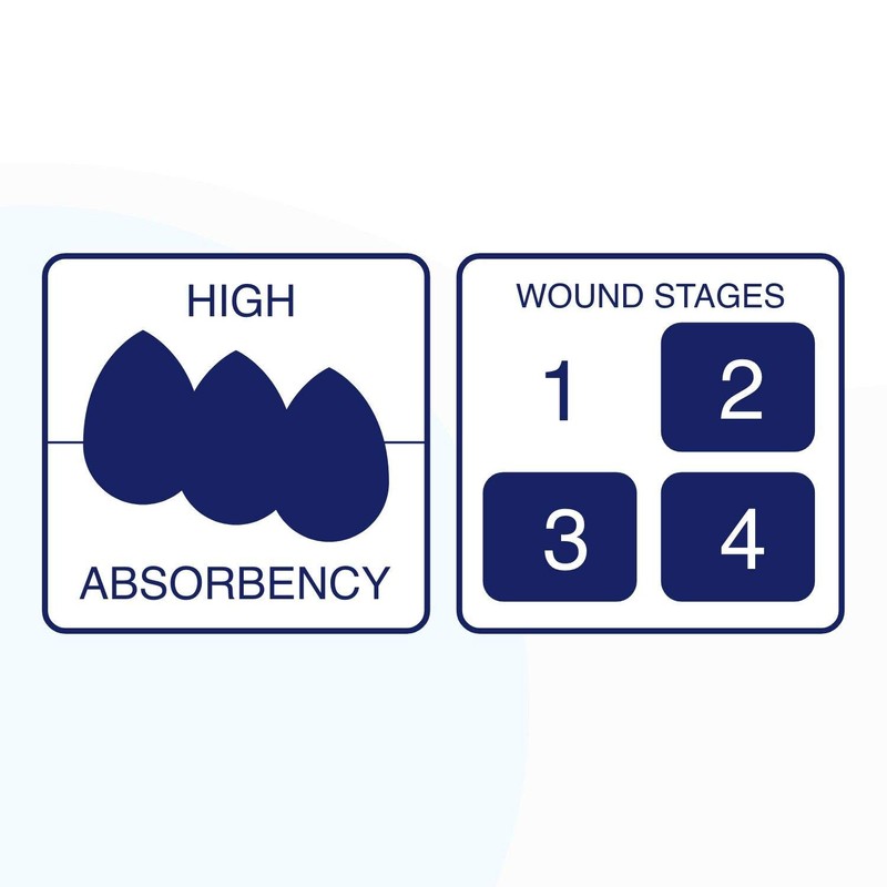 MedVance TM Silicone - Silicone Adhesive Foam Absorbent Dressing, 2"x2",