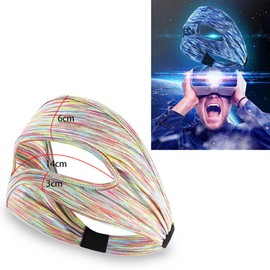 Hayaww VR Eye Mask Cover for PSVR2 Headset, VR Eye Mask VR Face Cover Sweatband, VR Eye Mask Cover Sweat Band, Adjustable, Washable Swat Band for Virtual Reality, PSVR2/PICO4 Headset (A)